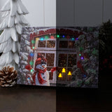 Merry and Bright 8x6 Lighted Tabletop Canvas