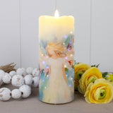 Amazing Grace Fiber Optic Candle