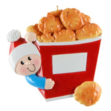 Personalized Chicken Nugget Christmas Ornament – Funny Food Lover Keepsake