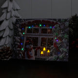 Merry and Bright 8x6 Lighted Tabletop Canvas