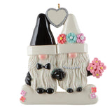 Personalized Just Married Gnome Christmas Ornament, Happy Wedding Couple