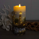 The Lighthouse Fiber Optic Candle