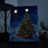 Festive Evening 6x8 Lighted Tabletop Canvas