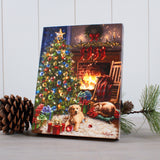 Cozy Christmas 6x8 Lighted Tabletop Canvas
