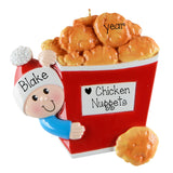 Personalized Chicken Nugget Christmas Ornament – Funny Food Lover Keepsake