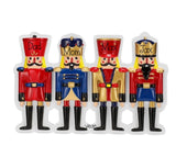 Nutcracker Family of 4 Personalized Christmas Ornament ~ 4 Toy Soldiers Ornament ~ Christmas Ornaments ~ Family of Four Christmas Ornament