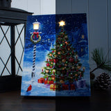 Festive Evening 6x8 Lighted Tabletop Canvas