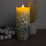 Blue Wonder Fiber Optic Candle