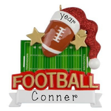 Personalized Football Christmas Ornament ~ Football Field Ornament