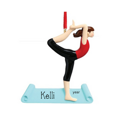 YOGA / PILATES~Personalized Christmas Ornament