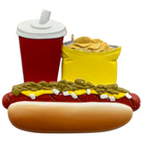Personalized Hot Dog Christmas Ornament – Hot Dog & Chips Keepsake