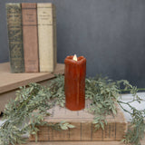 2X5" MOVING FLAME BRONZE PILLAR CANDLE