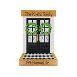Our New Home Farmhouse Personalized Christmas Ornament ~ First Home Ornament
