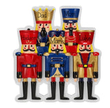 Nutcracker Family of 5 Personalized Christmas Ornament ~ 5 Toy Soldiers Ornament ~ Christmas Ornaments ~ Family of Five Christmas Ornament