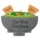 Personalized Chips & Guacamole Couple Christmas Ornament – Funny Couples Gift