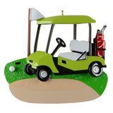 Golf Cart Christmas Ornament, Hand-Personalized Gift for Dad