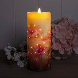 Poppy Dreams Fiber Optic Candle