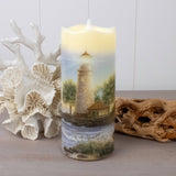 The Lighthouse Fiber Optic Candle