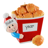 Personalized Chicken Nugget Christmas Ornament – Funny Food Lover Keepsake