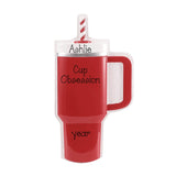 Personalized Tumbler Christmas Ornament ~ Stanley Cup Ornament