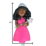 African American/Ethnic princess Ornament