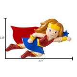 Personalized Girl Superhero Christmas Ornament
