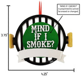 Personalized Smoker Grill Ornament~Christmas Ornaments~Hand Personalized Ornament~Personalized Gifts~Cooking Ornament~Dad Ornament