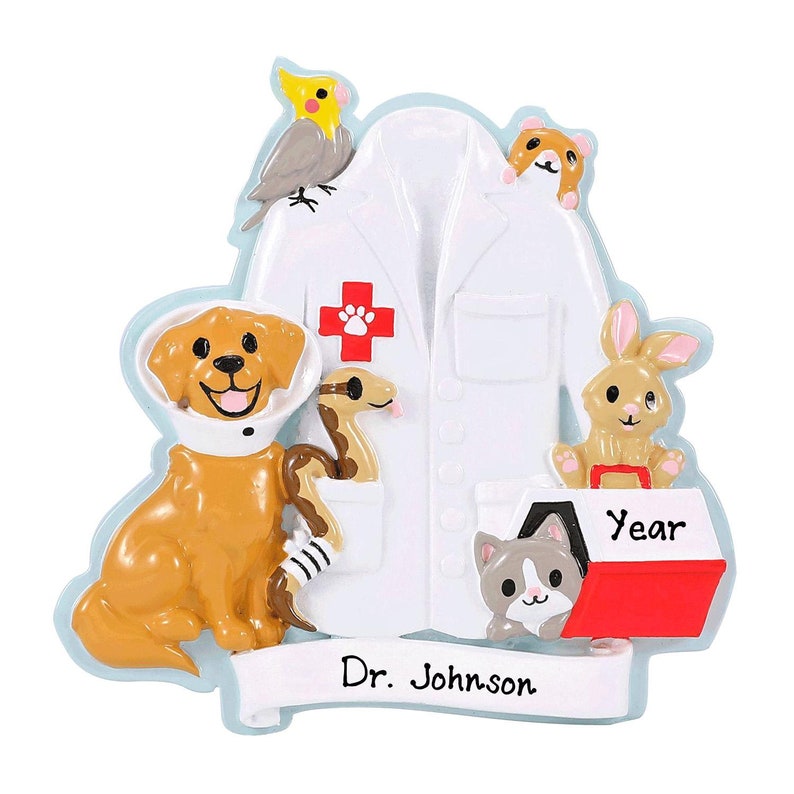 Veterinarian~Personalized Christmas Ornament