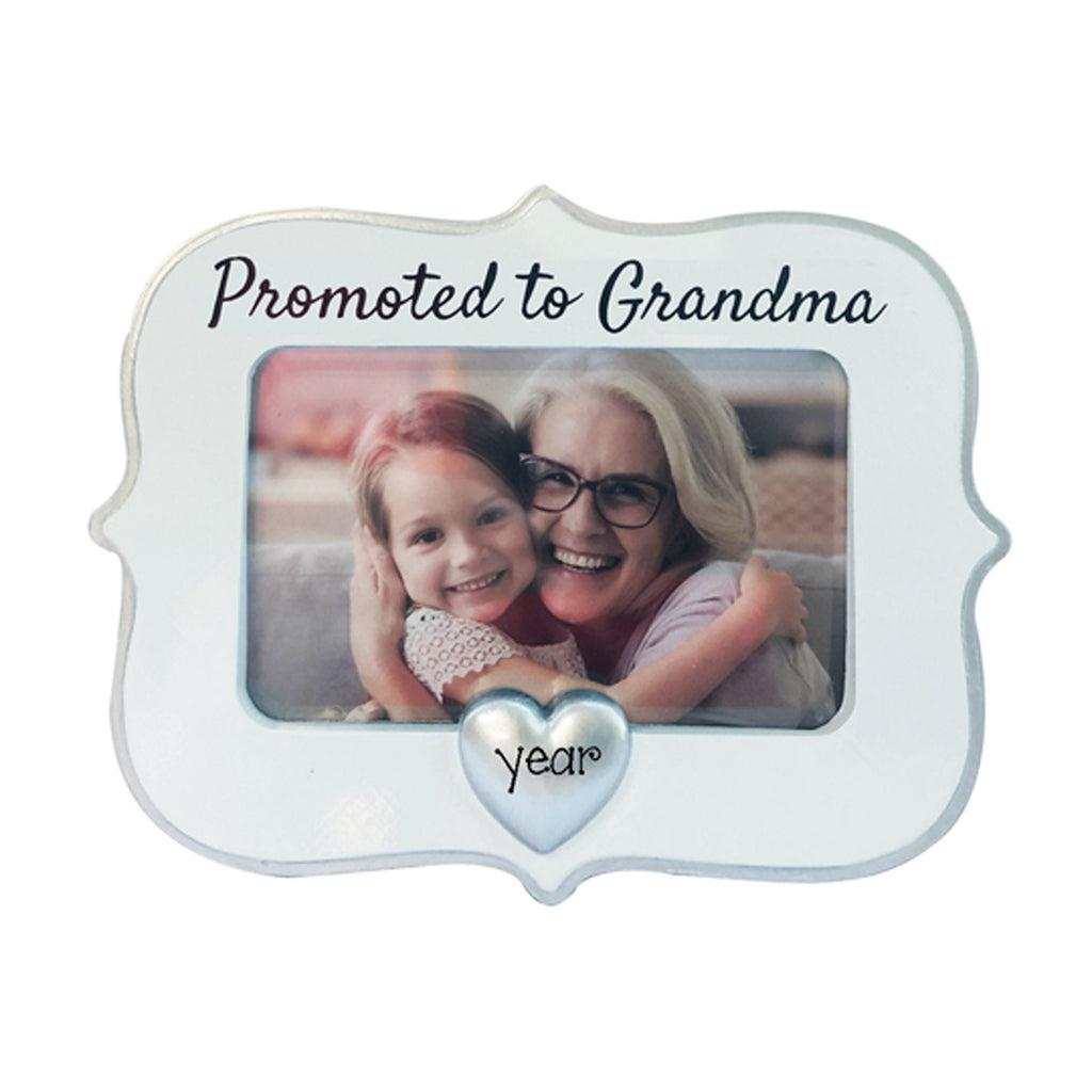 Personalized GRANDMA Picture Frame Ornament~Promoted to Grandma Ornament~Christmas Ornaments~Keepsake~Hand Personalized Ornament