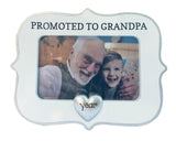 Personalized GRANDPA Picture Frame Ornament~Promoted to Grandpa Ornament~Christmas Ornaments~Keepsake~Hand Personalized Ornament