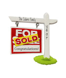 Personalized REALTOR Ornament~Home SOLD Ornament~Realty Ornament~Hand Personalized Ornament~New Home~Personalized Gifts~Realtor Ornament