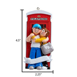 London Travel Christmas Ornament~Personalized Christmas Ornaments For Couples~Vacation Couple Ornaments~London Ornament Couples