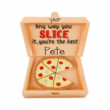 Pizza Ornament For Christmas Tree ~ Personalized Gift ~ Pizza Lover Gift ~ Custom Ornaments ~ Food Ornament ~ First Job Ornament