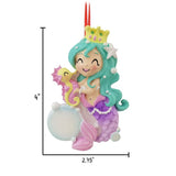 Personalized Mermaid Christmas Ornament ~ Little Mermaid Ornament for Girl