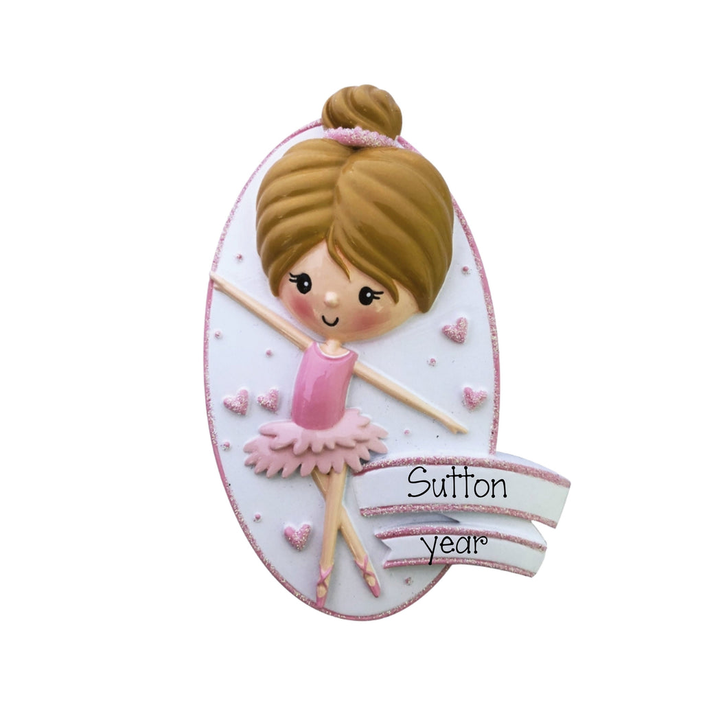 Personalized Ballerina Ornament