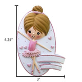 Personalized Ballerina Ornament