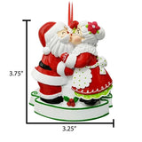Mr & Mrs Claus Motorcycle Ornament