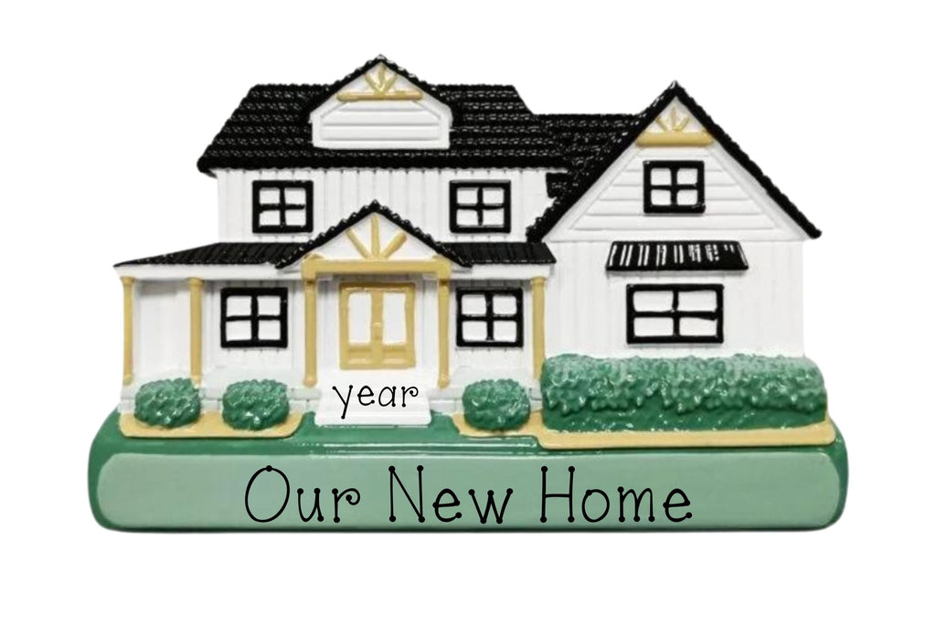 Personalized Farmhouse Christmas Ornament~First Christmas In New Home Ornament~Housewarming Gift~Our New Home Ornament~First Home Ornament