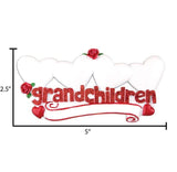 Personalized Grandparents of 4 Christmas Ornament~4 Hearts Grandchildren Ornament~First Time Grandparents Gifts~Grandama and Grandpa~Nana