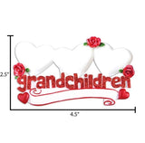 Personalized Grandparents of 3 Christmas Ornament~3 Hearts Grandchildren Ornament~First Time Grandparents Gifts~Grandama and Grandpa~Nana