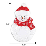 Personalized SNOWMAN Ornament~Snowman Christmas Ornament~Frosty