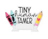 Tiny Human Trainer Personalized Ornament ~ Daycare worker ~Teacher ~ Preschool Christmas Ornament ~ Babysitter