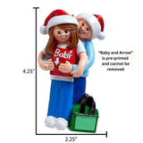 Personalized Pregnancy Ornament ~ Mom and Dad to Be ~ Expecting Parents Christmas Ornament ~ Parents To Be Gift ~ Bun in the Oven