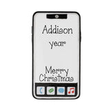 Personalized iPhone Ornament ~ Touch Screen Phone Ornament ~Smartphone Ornament