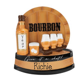 Personalized BOURBON Tasting Ornament ~ Christmas Ornaments  ~ Bourbon Ornament ~ Hand Personalized ~ Friends Ornament ~ Drinking Ornament ~ Bourbon Trail