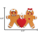 GINGERBREAD COUPLE'S 1st CHRISTMAS ORNAMENT