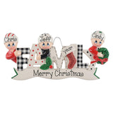 Family of 3 Personalized Christmas Ornament ~ Modern Family Of 3 Christmas Ornament ~ Christmas Family of 3 Gift ~ Personalized Gift