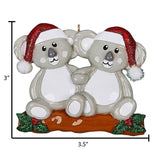 Personalized Koala Bear Couples Christmas Ornament ~ Koala Bear Couple Ornaments ~ First Christmas Ornament ~ First Christmas Ornament