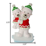 Personalized Dad with  Child ~ Family of 2 Ornament