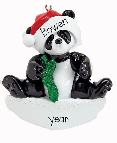 Panda Bear Personalized Ornament